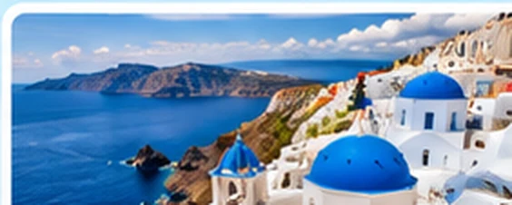 Santorini látképe