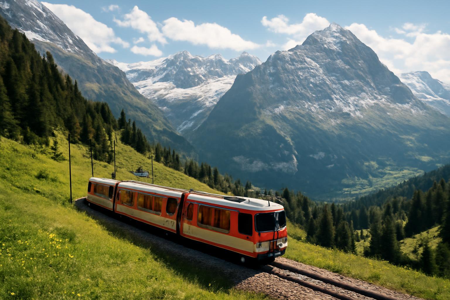 Svájci Alpok vonattal – legendás útvonalak