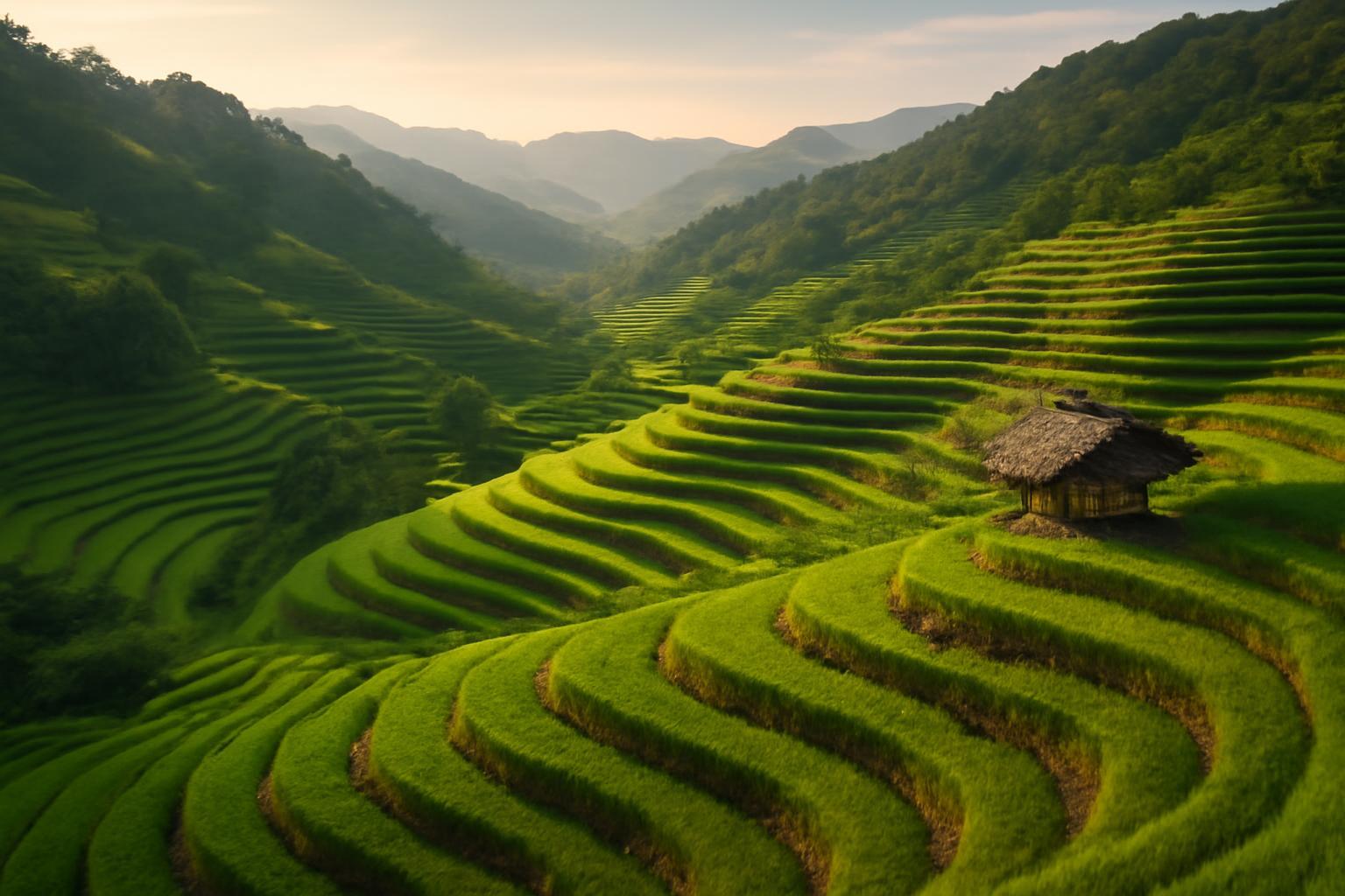 Vietnam rizsteraszai