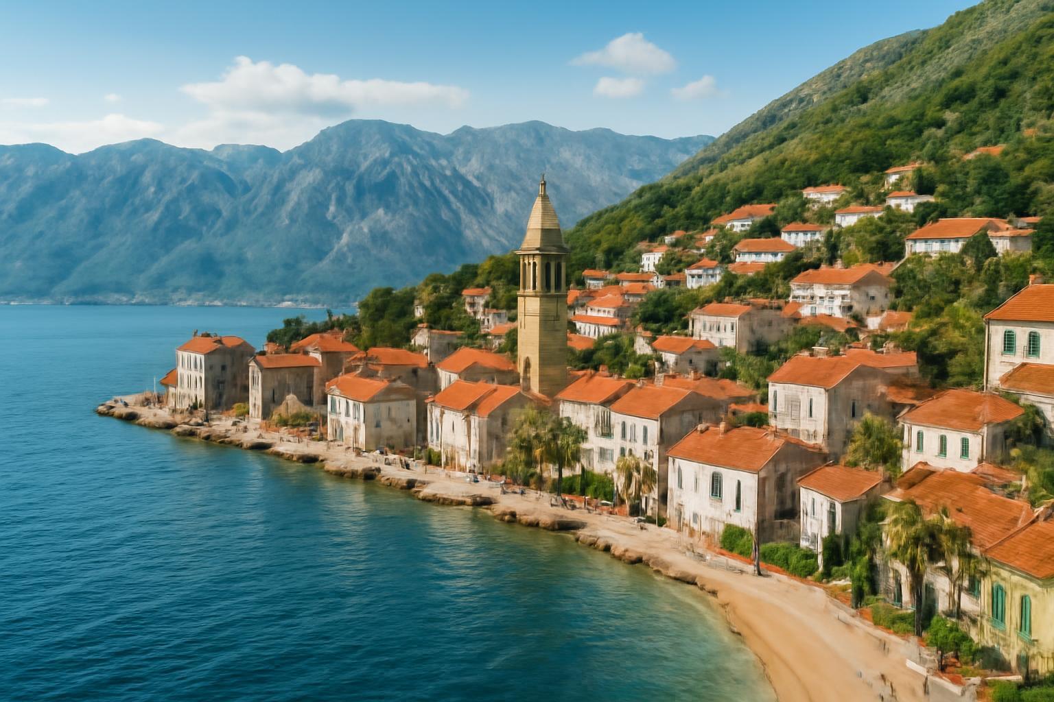 Montenegró tengerparti városai