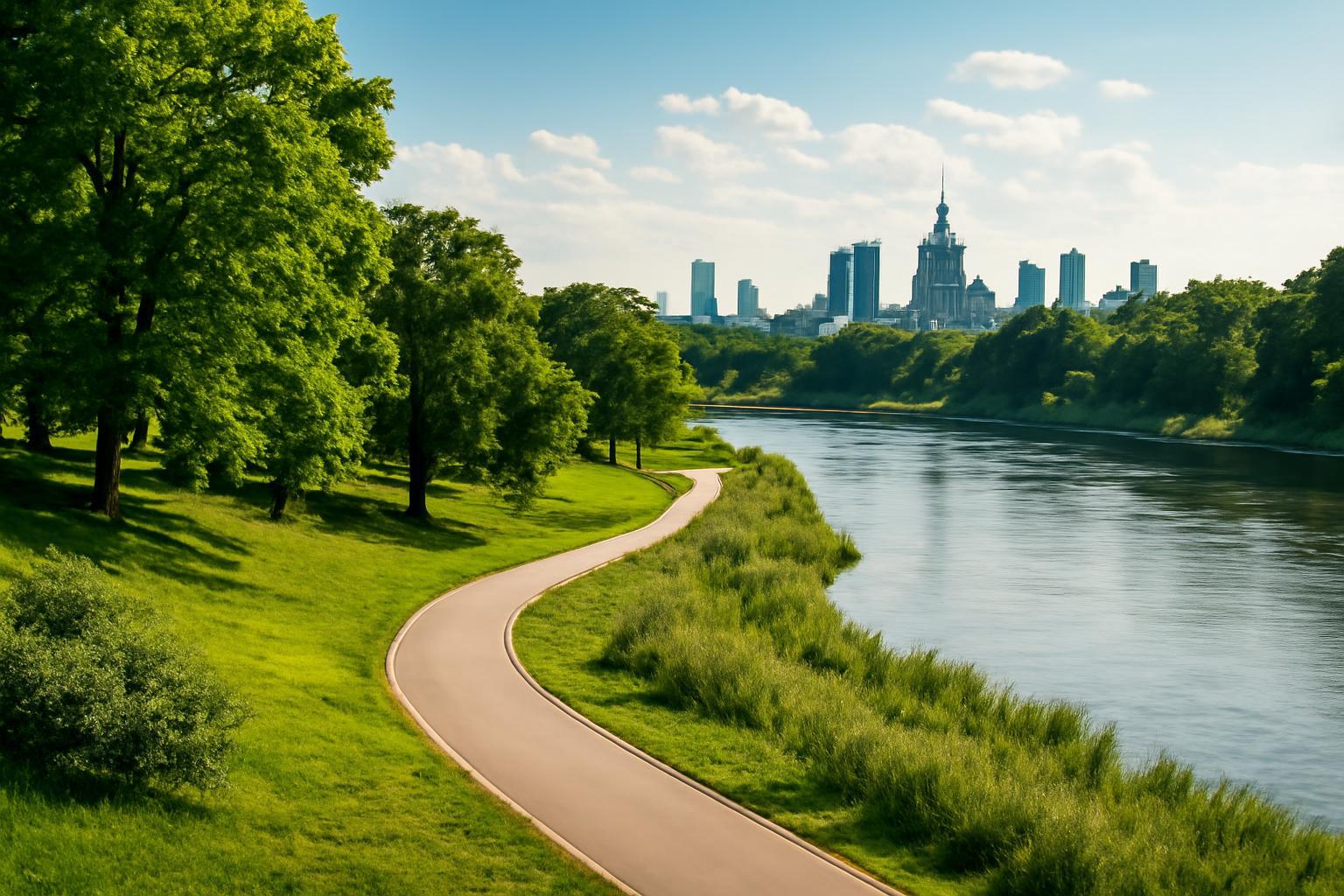 Varsó zöld területei – parkok és folyópart